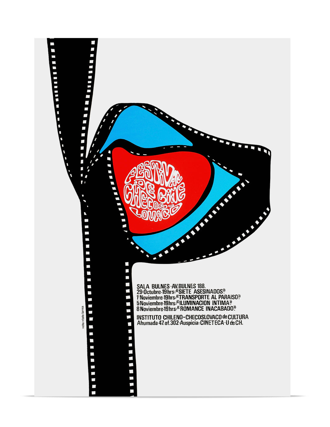 Afiche "Festival de Cine Checoslovaco"