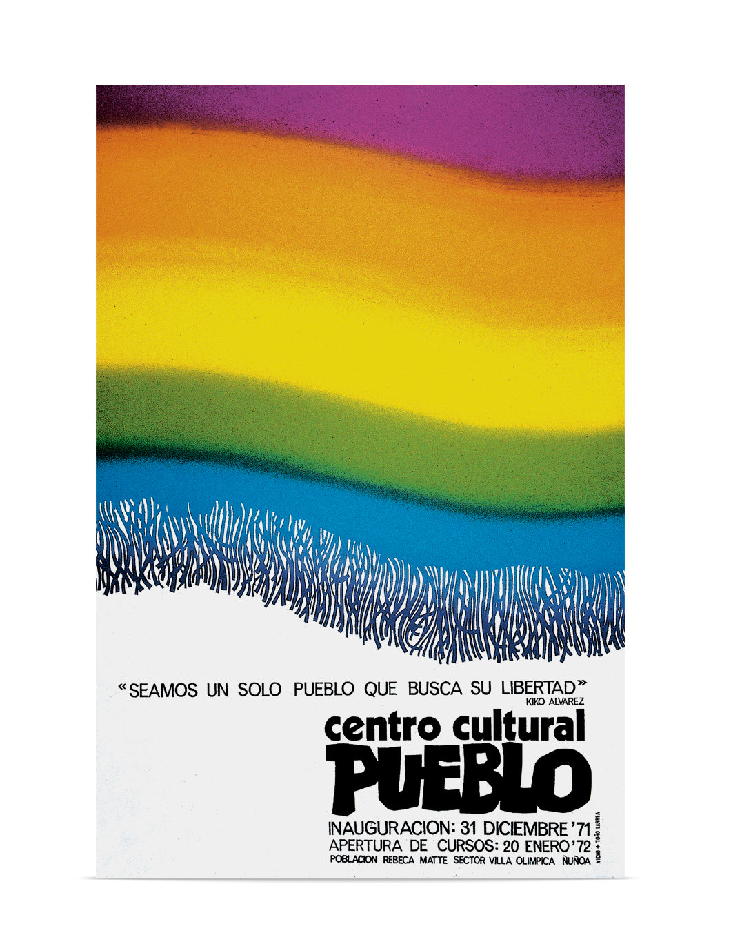 Afiche "Centro Cultural Pueblo"