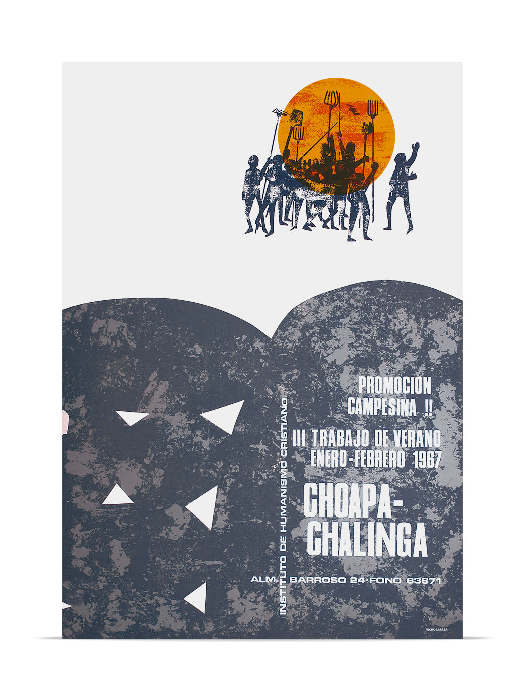 Afiche Enmarcado "3er Trabajo de Verano Choapa - Chalinga"