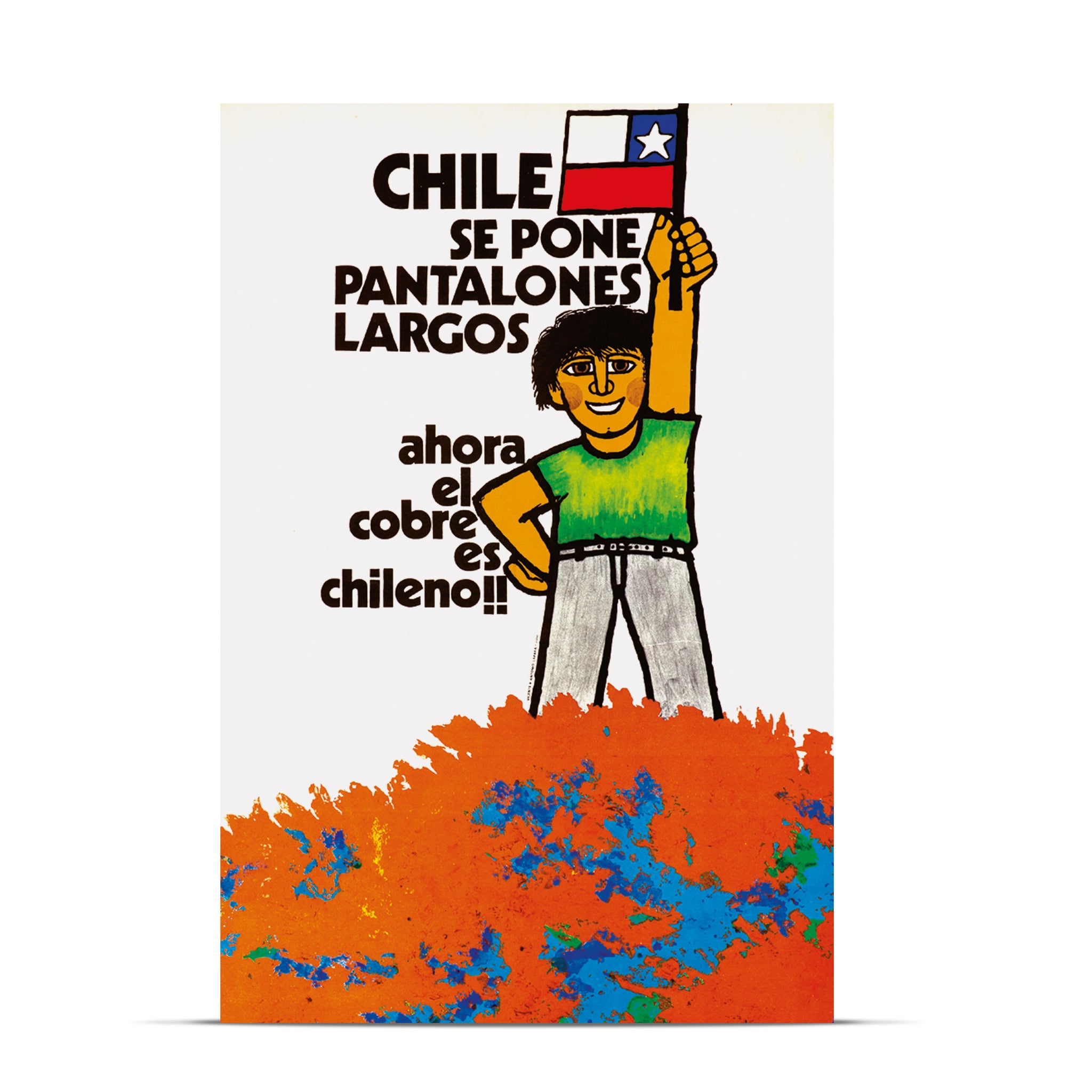 Afiche Enmarcado "Chile se pone los pantalones largos"